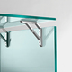 bright fiam glass desk